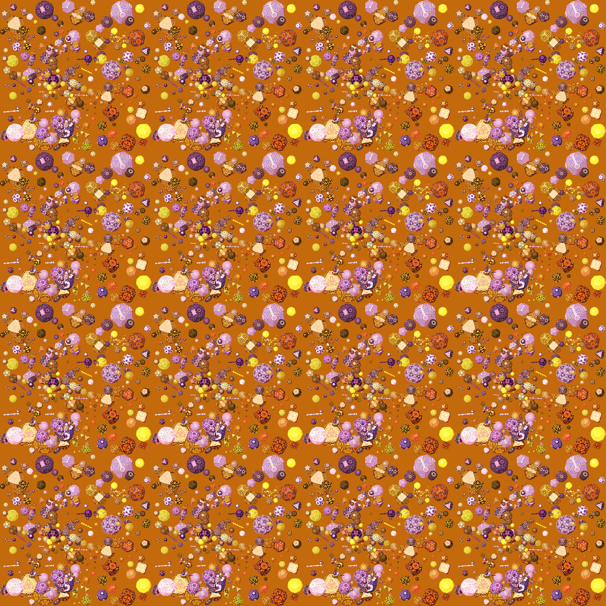 Glitter in the carpet